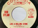 Bob Dylan LIKE A ROLLING STONE US Promo 45  - Full version A side