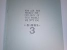 Spacemen 3 Rare Outer Limits Numbered Booklet