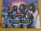 Overkill 'Taking Over' vinyl LP-used-Megaforce Worldwide-thrash metal-w lyrics