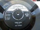 JOE TURNER 45 rpm HONEY HUSH - TOMORROW NIGHT,  on uk London Label