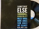 CANNONBALL ADDERLEY-SOMETHIN' ELSE LP-BLUE NOTE-MONO-NY-EAR-47 W 63RD-DG-RARE