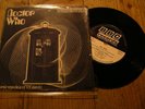 Dr Who Theme BBC Radiophonic UK stereo 45 1972 translucent vinyl