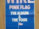 WIRE - Original 1977 Harvest Records 'Pink Flag' promo poster