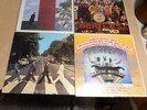 4 Vintage Beatles Vinyl Records-Sgt. Peppers-Abbey Road-Magical Mystery Tour