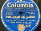 GUILA BUSTABO & MOORE Kreisler Violin ORIG Columbia LX 401 UK-1934 12