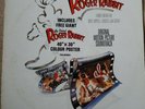 WHO FRAMED ROGER RABBIT SOUNDTRACK VINYL LP - 1988-  POSTER - ALAN SILVESTRI