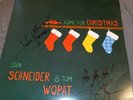 Tom Wopat John Schneider Home For Christmas Vinyl Signed Dukes of Hazzard 12