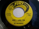 Rare 1957 Soul Doo Wop 45 *Du Mauriers* Baby I Love You/All Night Long Fury 1011