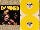 The Damned 1986 UK Double Yellow Vinyl - Damned Damned Damned/Music For Pleasure