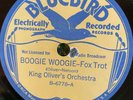 Bluebird 6778 KING OLIVER ORCH Boogie Woogie 1929  JAZZ 78rpm EE+ A/B stampers