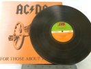 AC/DC - FOR THOSE ABOUT TO ROCK ...embossed gatefold rare orange /green labels.