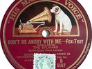 The SYLVIANS.  Don't Be Angry With Me.   HMV B.5167  VG