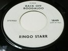 RINGO STARR Back Off Boogaloo 45 rpm APPLE 1849 rare PROMO VG+ BEATLES