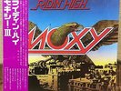 MOXY - RIDIN' HIGH  JAPAN WHITE LABEL PROMO LP w/obi POLYDOR MPF-1097