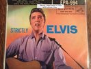 Rare  Elvis Presley STRICTLY ELVIS EPA-994 Blk Label, Dog Top W Silver Line