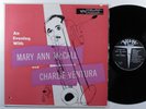 CHARLIE VENTURA & MARY ANN MCCALL An Evening With VERVE LP mono dsm cover **