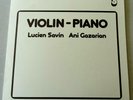 *1st SOUND* Opus 3- Sweden: Beethoven Violin Sonatas- Savin Gazarian- NM