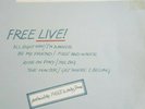 'FREE LIVE' -FREE Vinyl Album Island Records 1971.SIL-934285 