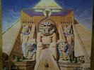 IRON MAIDEN Powerslave Vinyl LP 1984 Capitol Records SJ-12321 Heavy Metal EX
