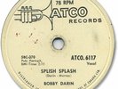 Rare 1958 BOBBY DARIN Rock’n Roll 78 RPM Record. Splish Splash
