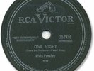 Rare 1958 ELVIS PRESLEY Rock’n Roll 78 RPM Record. One Night/ I Got Stung