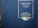 Schumann / Cortot - Piano Concerto in A Minor - M39 - 78 rpm - 6853/6 -- MM