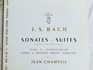 RARE 50'S FRENCH VEGA C30S208 LP JEAN CHAMPEIL BACH VIOLIN SONATAS PARTITAS