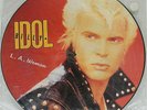BILLY IDOL - L.A. WOMAN - 1990 NEAR MINT UK IMPORTED PICTURE DISC VINYL LP