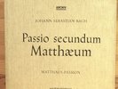 Ed.1-nm-Bach-St Matthews Passion-Karl Richter 4 Lps DGG Archiv