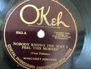 BLUES MARGARET JOHNSON Ohek 8162 (nice band) Nobody Knows Why I Feel This MornV+