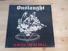 Onslaught Power from Hell (1985) LP Vinyl