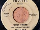 BIG YOUTH / CRYSTALITES Cool Breeze / Wind Storm 45 on Crystal JA roots dub