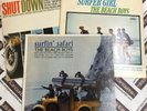 3 The Beach Boys Records - Surfin' Safari, Surfer Girl, Shut Down - Capitol Rec
