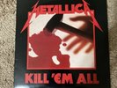 Metallica Kill Em All Original 1983 Megaforce Silver Label Vinyl Lp. Sterling.