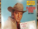 Elvis Presley Singer Presents Flaming Star LP & Original Hotel Ad Postcard RARE