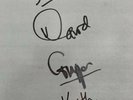 Wedding Present Don't Try BAND SIGNED 12