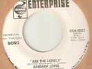 BARBARA LEWIS Ask The Lonely ENTERPRISE PROMO DETROIT NORTHERN SOUL USA 45