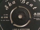 Wailers,Love & Affection/Teenager In Love,VG+,Ska Beat,1965,Ska,Mod,Skin, Marley