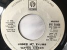 NORTHERN SOUL  Classic - Wayne  Gibson - Under my thumb US PYE ORIGINAL promo EX
