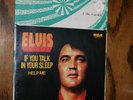 ELVIS PRESLEY VINYL 45 IF YOU TALK IN YOUR SLEEP P/S NEW SEALED ON CARDBOARD