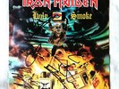Iron Maiden Signed/Autographed Holy Smoke LP 12