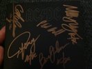 ac dc back in black Signed Autographed Rare