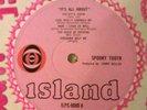 SPOOKY TOOTH IT'S ALL ABOUT LP. ISLAND ILPS 9080 PINK EYE NO COVER EX+