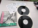 THE CLASH LP LONDON CALLING ORIG UK 1979 EARLIEST 1st PRESS WITH INSERTS NR MINT