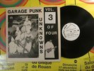 GARAGE PUNK UNKNOWNS VOL 3  VANDALS/ AVENGERS GARAGE VARIOUS ORIGINAL US LP