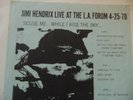 JIMI HENDRIX - LIVE LP - 2 LPs - L.A. FORUM - April 25, 1970