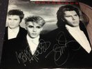TRIPLE HAND SIGNED Duran Duran Notorious Vinyl.AUTOGRAPHED Nick Rhodes RECORD