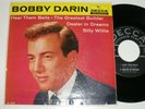 Very rare Bobby Darin EP Hear Them Bells Decca ED2676 USA 1st EP 1958 Exc/Exc