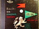 lps SIX ENGLISH SUITES - Reine Gianoli, Bach, Westminster WAL307 - 3 discs