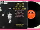 ROSSINI OVERTURES - PHIL.ORCHESTRA / GIULINI - COLUMBIA SAX 2560 - SEMI -1965